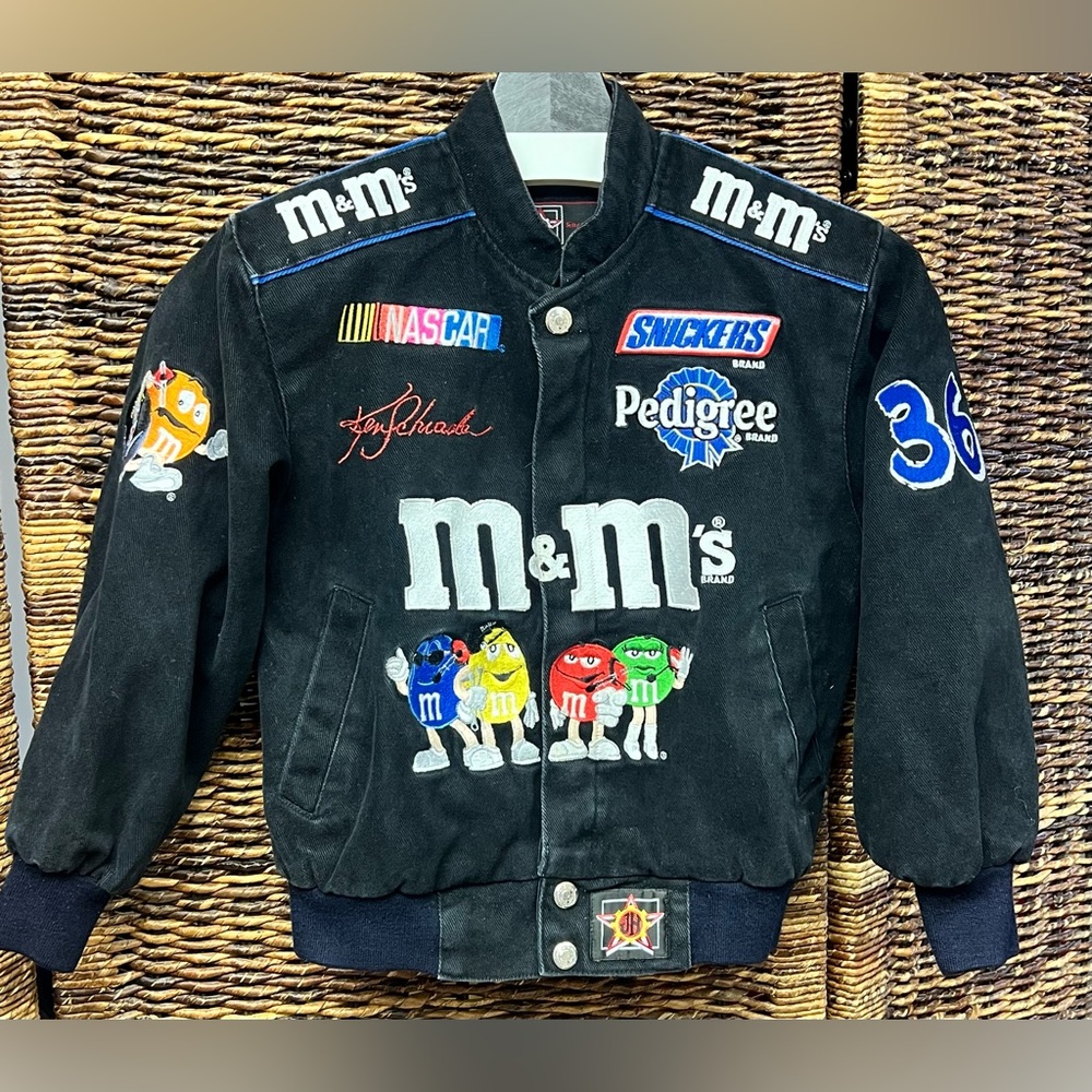 M&M's Black Kids Racking Jacket- Small, JH Designs, Vintage